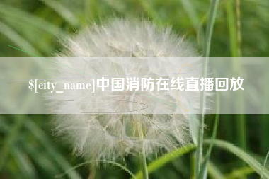 潮州中国消防在线直播回放