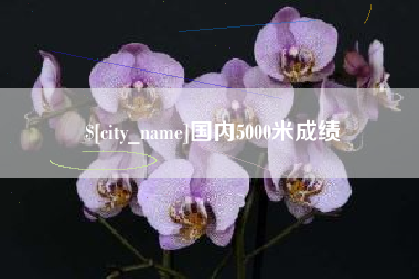 潮州国内5000米成绩