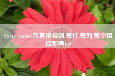 潮州九宫格规则,每行,每列,每个粗线都有1-9