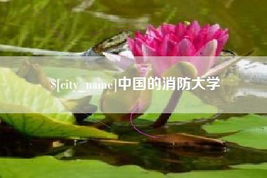 潮州中国的消防大学