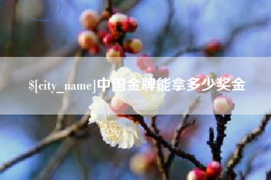 潮州中国金牌能拿多少奖金