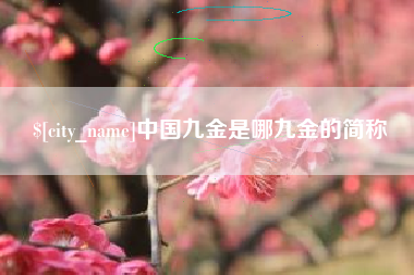 潮州中国九金是哪九金的简称