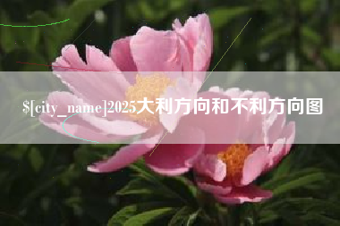 潮州2025大利方向和不利方向图