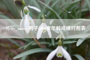 潮州男子5000米年龄成绩对照表
