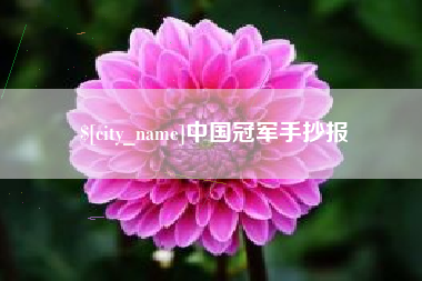 潮州中国冠军手抄报