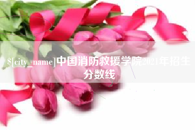 潮州中国消防救援学院2021年招生分数线