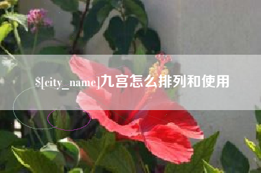 潮州九宫怎么排列和使用