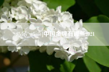 潮州中国金牌有哪些2021